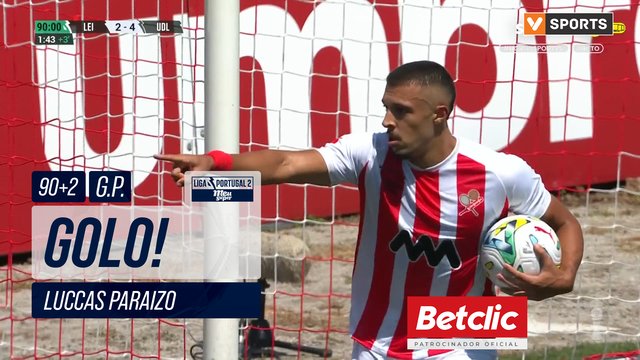 GOLO! Leixões, Luccas Paraizo aos 90'+2', Leixões 2-4 U. Leiria
