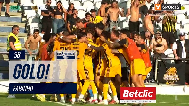 GOLO! L. Lourosa FC, Fabinho aos 38', L. Lourosa FC 1-0 SCU Torreense
