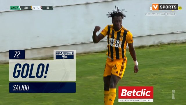 GOLO! L. Lourosa FC, Saliou aos 72', L. Lourosa FC 2-0 SCU Torreense