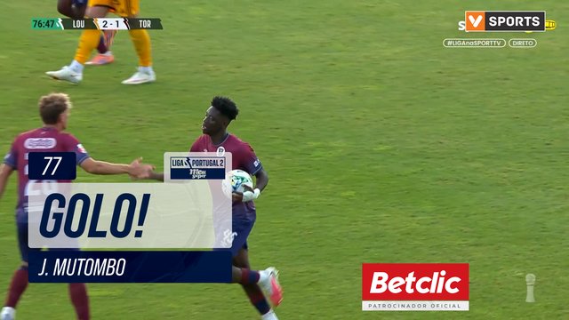 GOLO! SCU Torreense, J. Mutombo aos 77', L. Lourosa FC 2-1 SCU Torreense