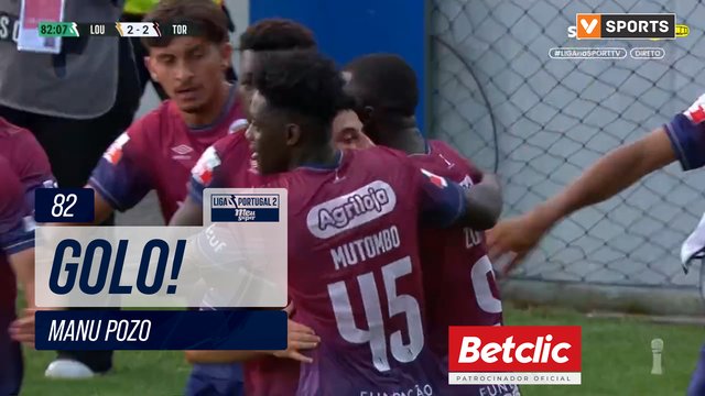 GOLO! SCU Torreense, Manu Pozo aos 82', L. Lourosa FC 2-2 SCU Torreense