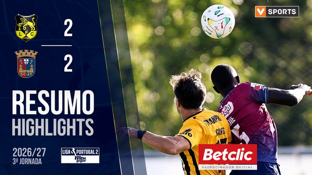 Liga Portugal MEU SUPER (3ª Jornada): Resumo L. Lourosa FC 2-2 SCU Torreense