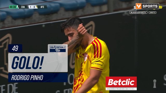 GOLO! AFS, Rodrigo Pinho aos 49', Chaves 1-1 AFS