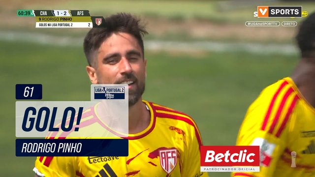 GOLO! AFS, Rodrigo Pinho aos 61', Chaves 1-2 AFS