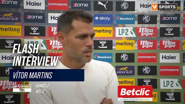 Flash Interview Vítor Martins (Chaves)