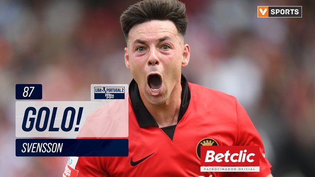 GOLO! Penafiel, Svensson aos 87', Penafiel 2-0 Sporting CP B