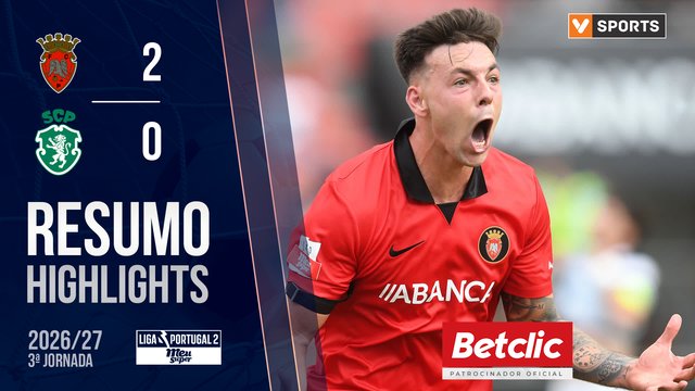 Liga Meu Super (3ª Jornada): Resumo Penafiel 2-0 Sporting CP B