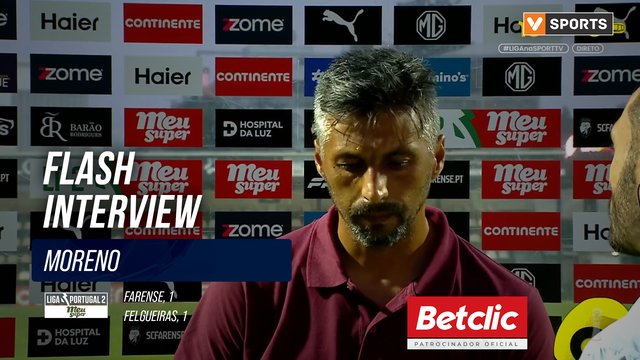 Flash Interview Moreno (Felgueiras)