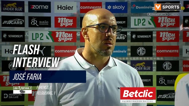 Flash Interview José Faria (Farense)