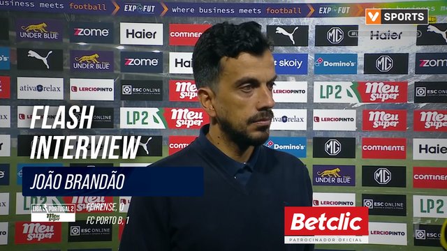 Flash Interview João Brandão (FC Porto B)