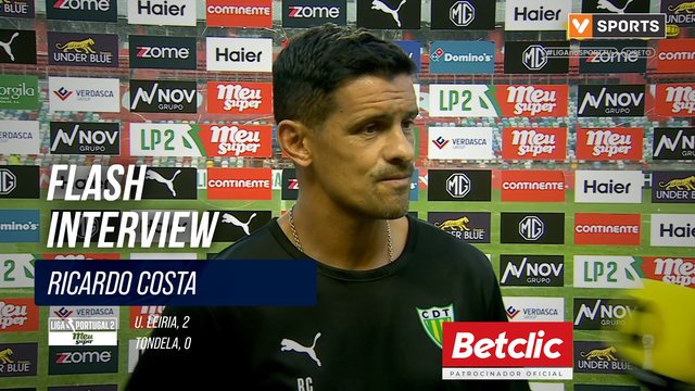 Flash Interview Ricardo Costa (Tondela)