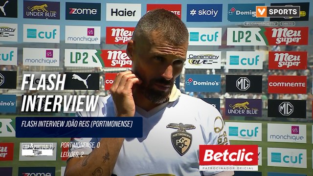 Portimonense, Flash Interview, João Reis