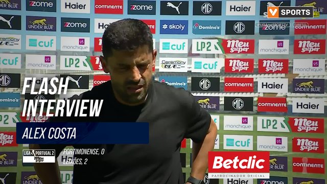 Flash Interview Alex Costa (Portimonense)