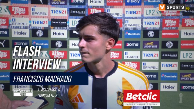 Lourosa FC, Flash Interview, Francisco Machado