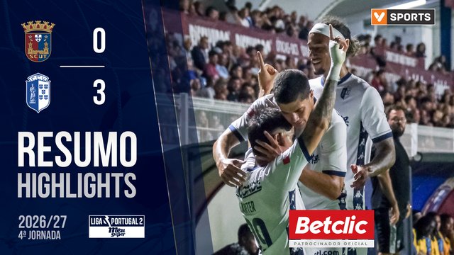 Liga Portugal MEU SUPER (4ª Jornada): Resumo SCU Torreense 0-3 FC Vizela