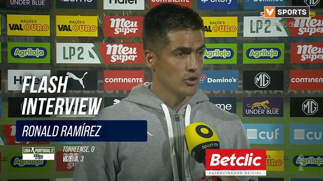 Flash Interview Ronald Ramírez (Vizela)