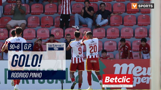 GOLO! AFS, Rodrigo Pinho aos 90'+6', AFS 2-0 Feirense