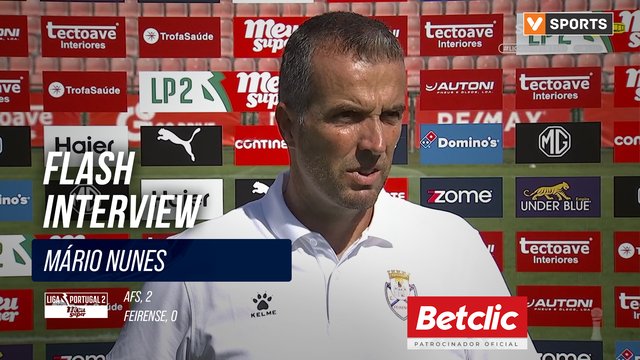 Flash Interview Mário Nunes (Feirense)