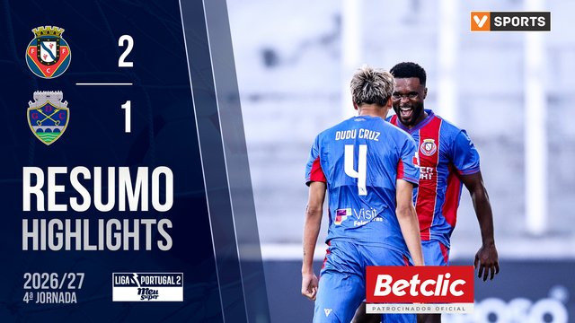 Liga Meu Super (4ª Jornada): Resumo Felgueiras 2-1 Chaves