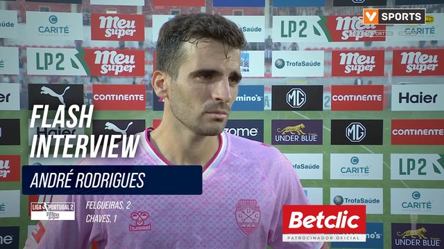 Flash Interview André Rodrigues (Chaves)