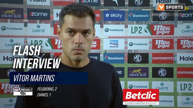 Flash Interview Vítor Martins (Chaves)