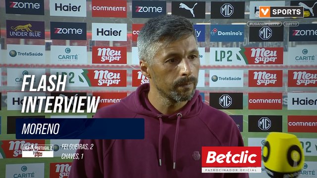 Flash Interview Moreno (Felgueiras)