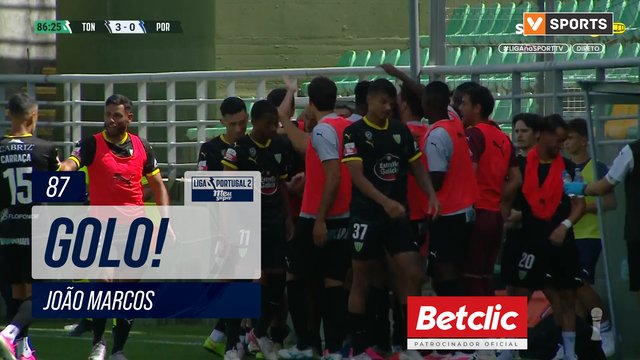 GOLO! Tondela, João Marcos aos 87', Tondela 3-0 FC Porto B