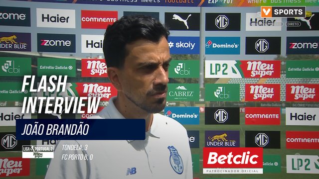 Flash Interview João Brandão (FC Porto B)