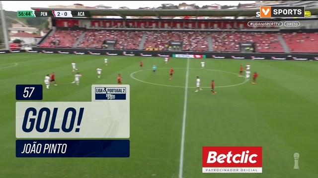 GOLO! Penafiel, João Pinto aos 57', Penafiel 3-0 A. Académica