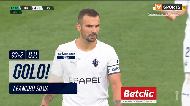GOLO! A. Académica, Leandro Silva aos 90'+2', Penafiel 4-1 A. Académica
