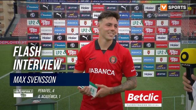 Flash Interview Max Svensson (Penafiel)