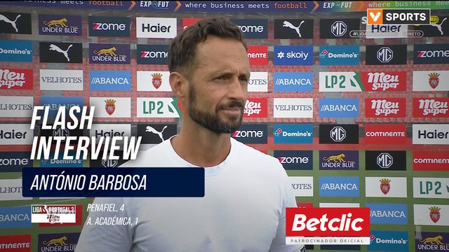 Flash Interview António Barbosa (A. Académica)