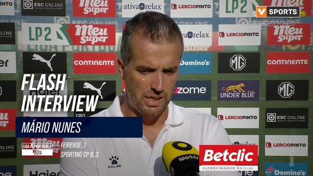 Flash Interview Mário Nunes (Feirense)