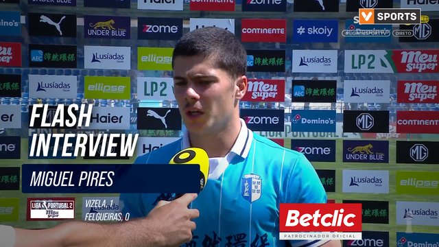 Vizela, Flash Interview, Miguel Pires