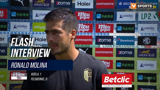Flash Interview Ronald Molina (Vizela)