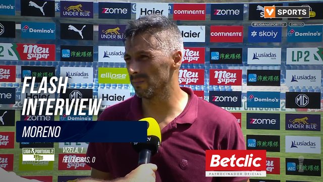Flash Interview Moreno (Felgueiras)