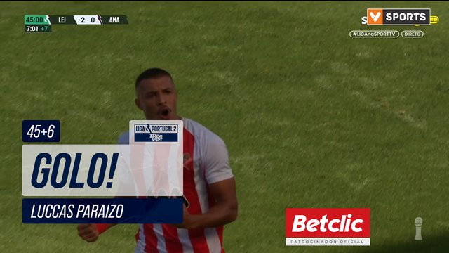 GOLO! Leixões, Luccas Paraizo aos 45'+6', Leixões 2-0 Amarante