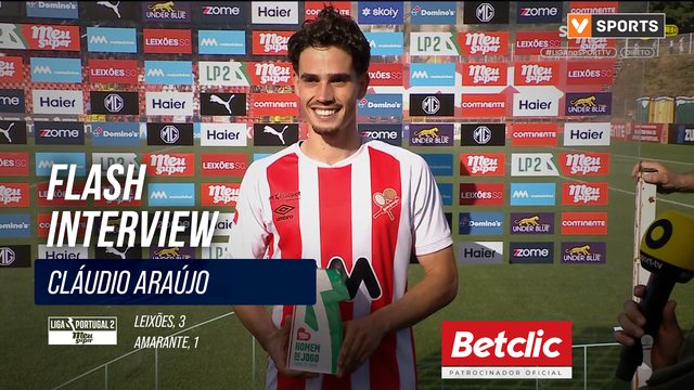 Flash Interview Cláudio Araújo (Sporting CP B)