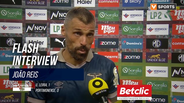 Portimonense, Flash Interview, João Reis