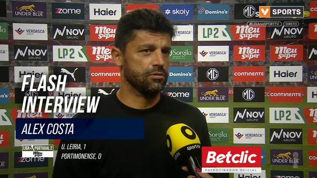 Flash Interview Alex Costa (Portimonense)