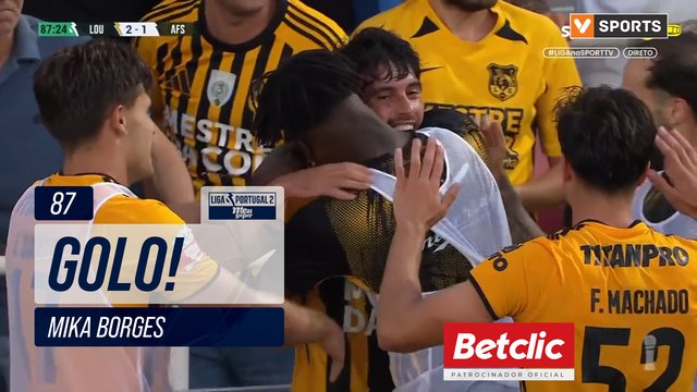 GOLO! Lourosa FC, Mika Borges aos 87', Lourosa FC 2-1 AFS