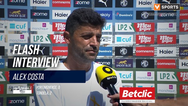 Flash Interview Alex Costa (Portimonense)