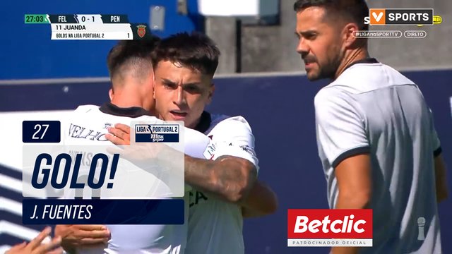 GOLO! Penafiel, J. Fuentes aos 27', Felgueiras 0-1 Penafiel
