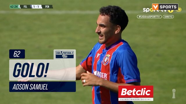 GOLO! Felgueiras, Adson Samuel aos 62', Felgueiras 1-1 Penafiel