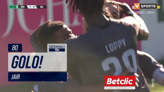 GOLO! U. Leiria, Jair aos 80', Amarante 1-2 U. Leiria