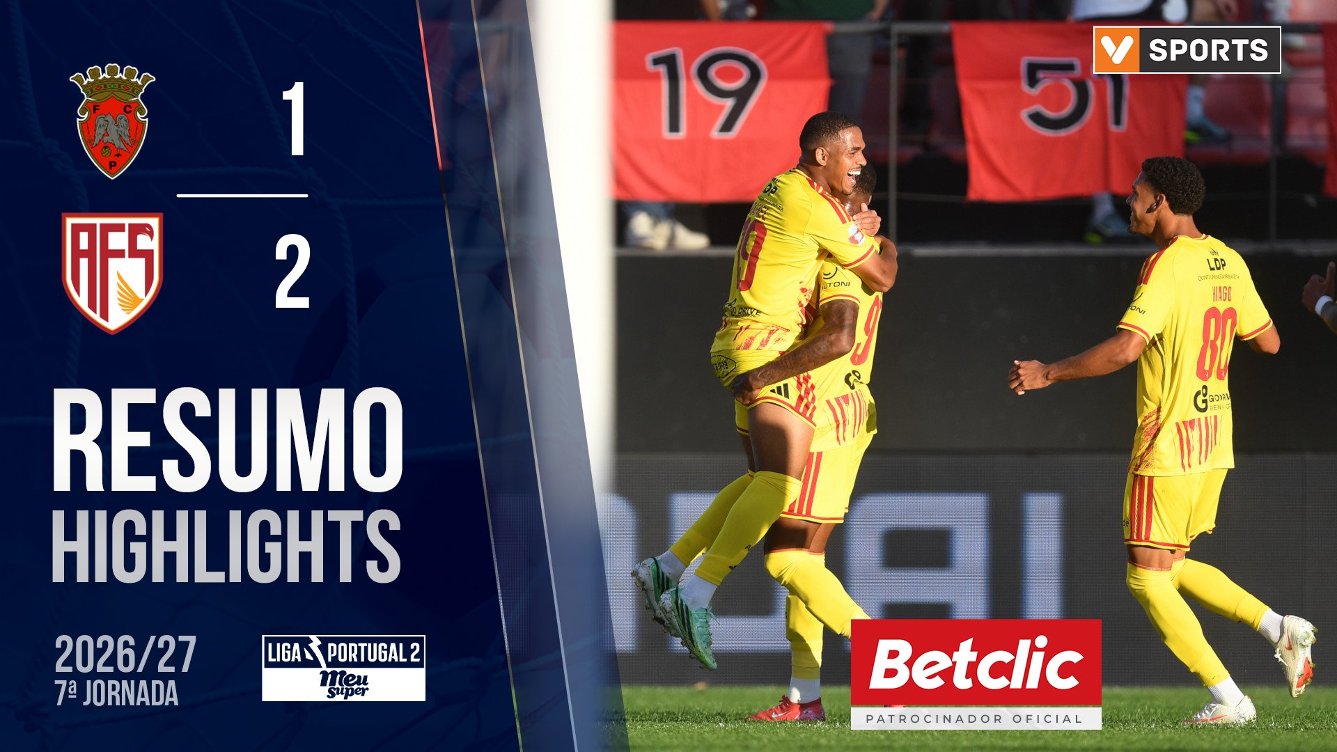 Liga Meu Super (7ª Jornada): Resumo Penafiel 1-2 AFS