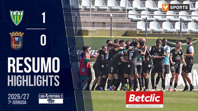 Liga Meu Super (7ª Jornada): Resumo Tondela 1-0 Torreense