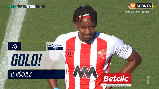 GOLO! Leixões, B. Róchez aos 76', Leixões 1-1 FC Porto B