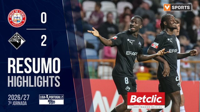 Liga Meu Super (7ª Jornada): Resumo U. Leiria 0-2 A. Académica