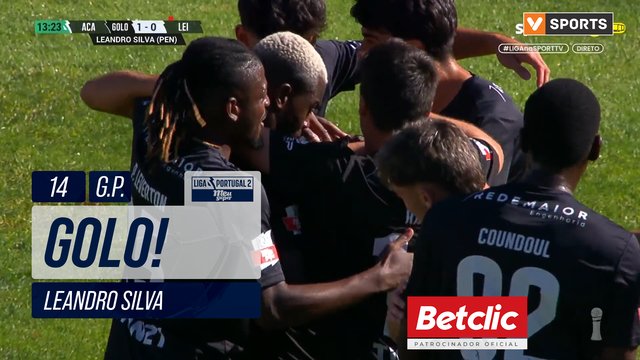 GOLO! A. Académica, Leandro Silva aos 14', A. Académica 1-0 Leixões